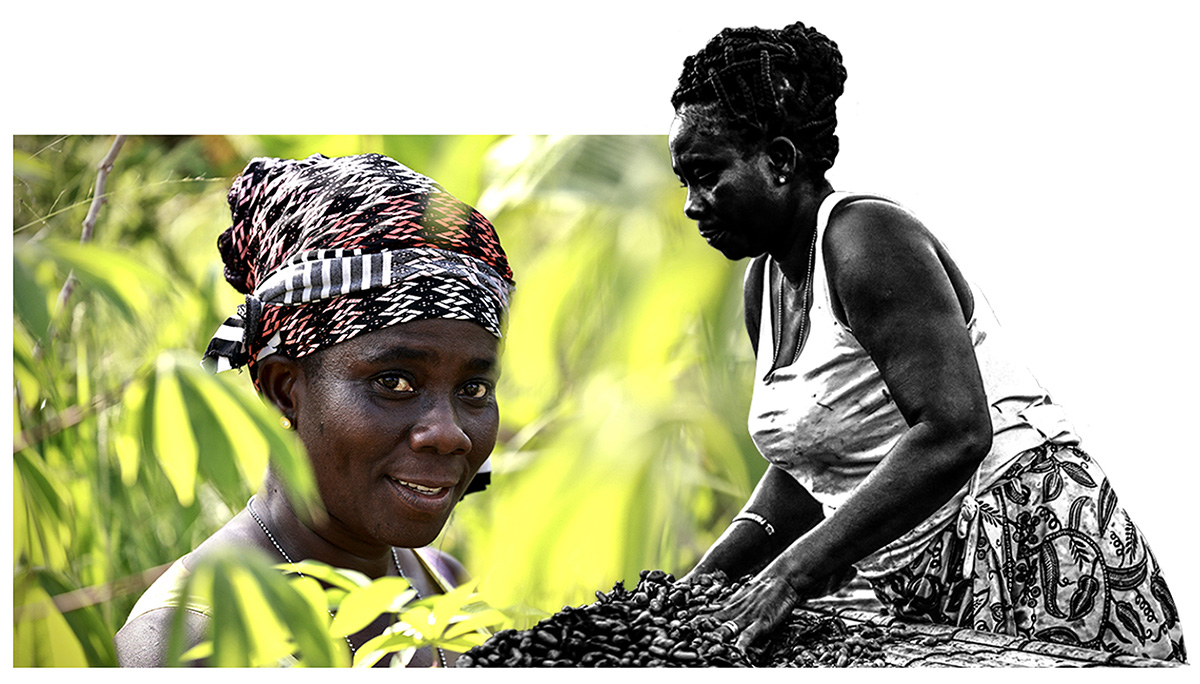 Callebaut Nadace Cocoa Horizons pěstitelka kakaa a matka tří dětí Naomi